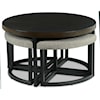 Steve Silver Yucatan YUCATAN GREY COFFEE TABLE | WITH 4 STOOLS