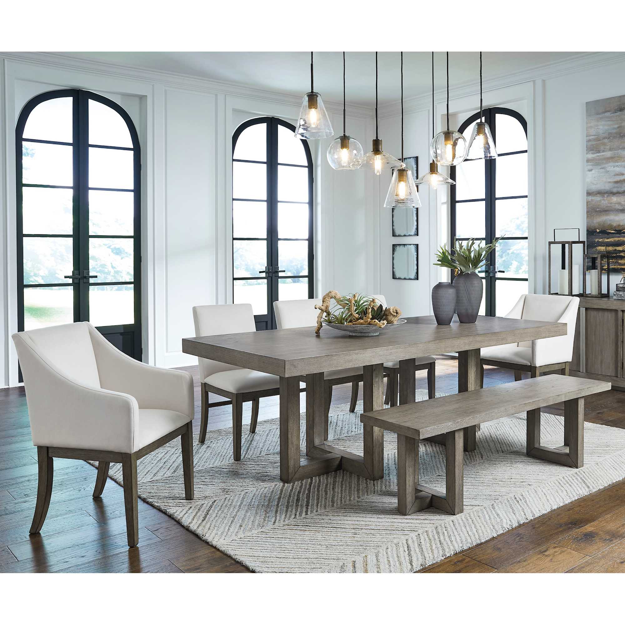 Dining Room Dining Room Sets Anibecca D970 6 pc Dining Set at