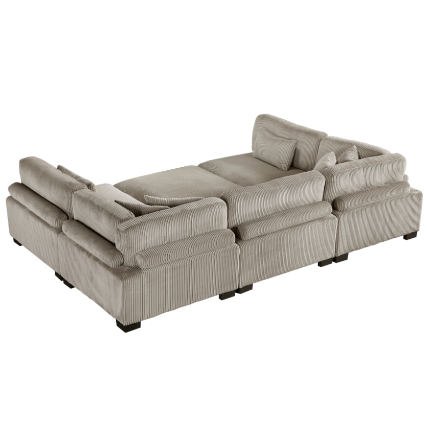 Homelegance Traverse 6-Piece Sectional Sofa