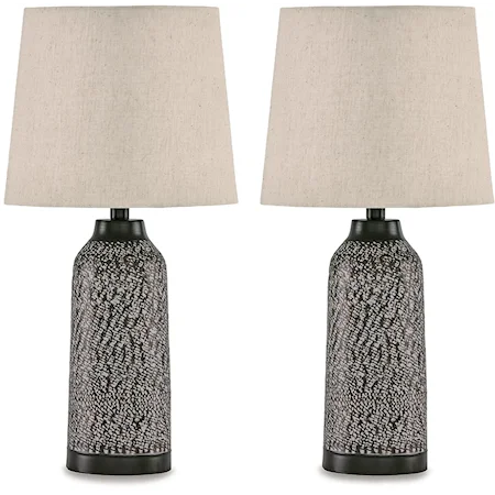 Metal Table Lamp (Set of 2)