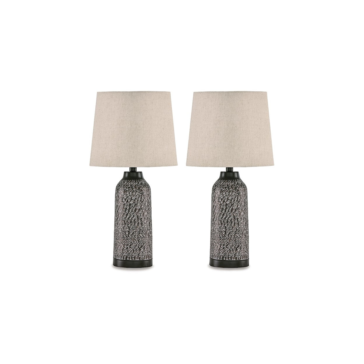 Signature Design by Ashley Lanson Metal Table Lamp (Set of 2)