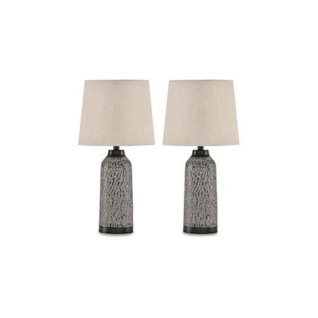 Metal Table Lamp (Set of 2)