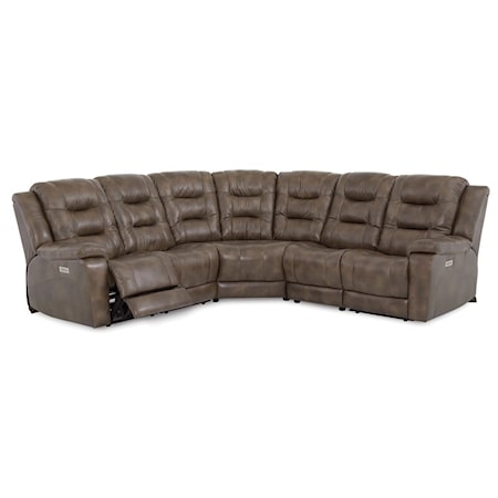 Leighton 5-Piece Power Reclining Sectional