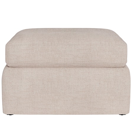 Hudson Slipcover Ottoman