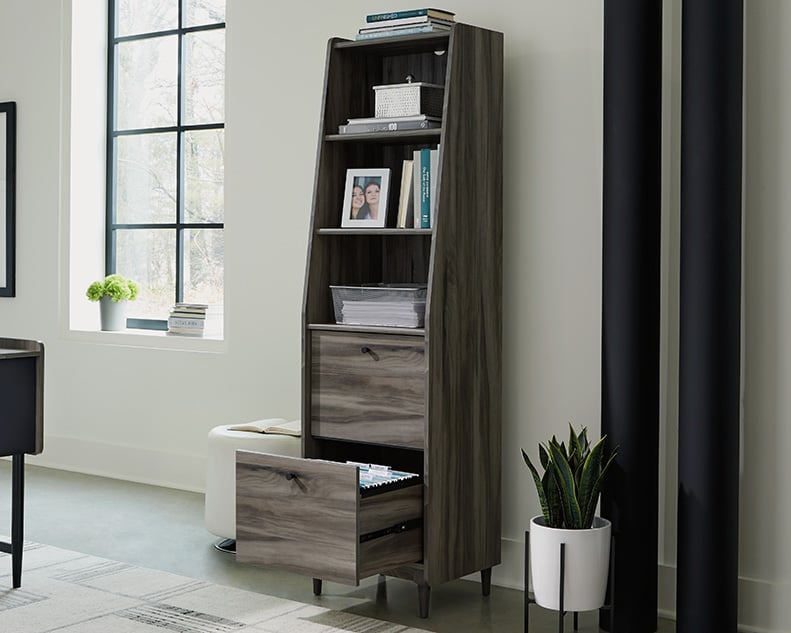 Harvey Park Narrow Storage Bookcase