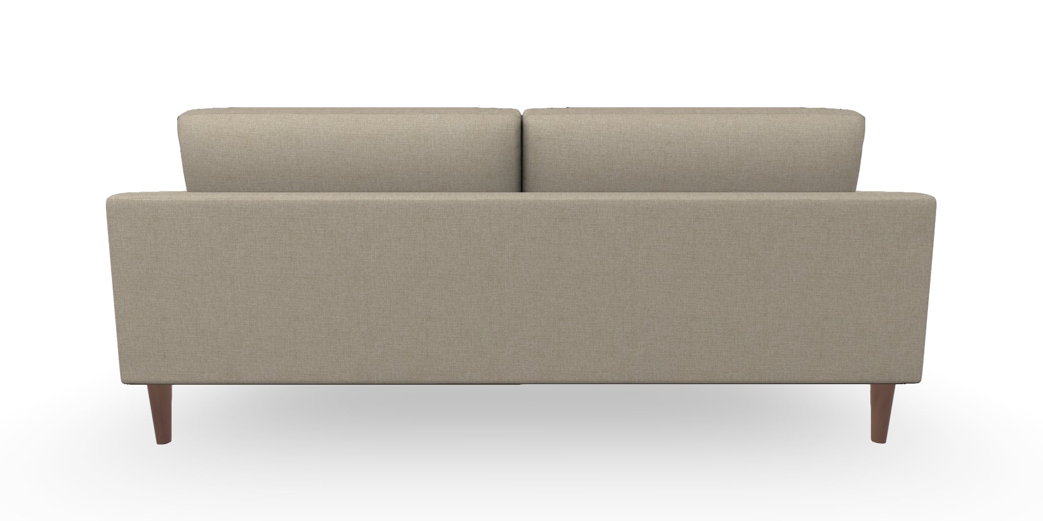 Stationary Sofa With Two (2) Pillows