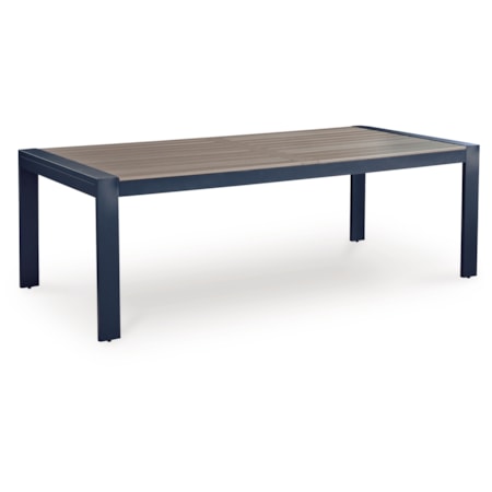 Rect Dining Table W/Umb Opt
