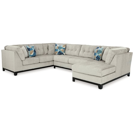 3-Piece Sectional With Chaise