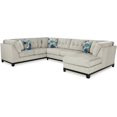 3-Piece Sectional With Chaise