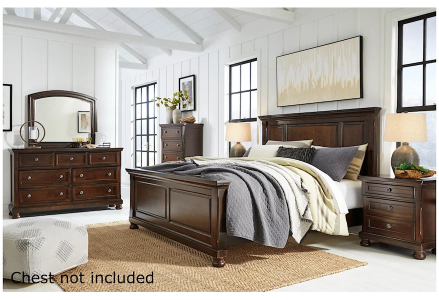 Porter California King Bedroom Group by Ashley Furniture at Esprit Decor Home Furnishings