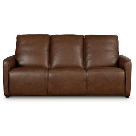 Everett Leather Reclining Sofa