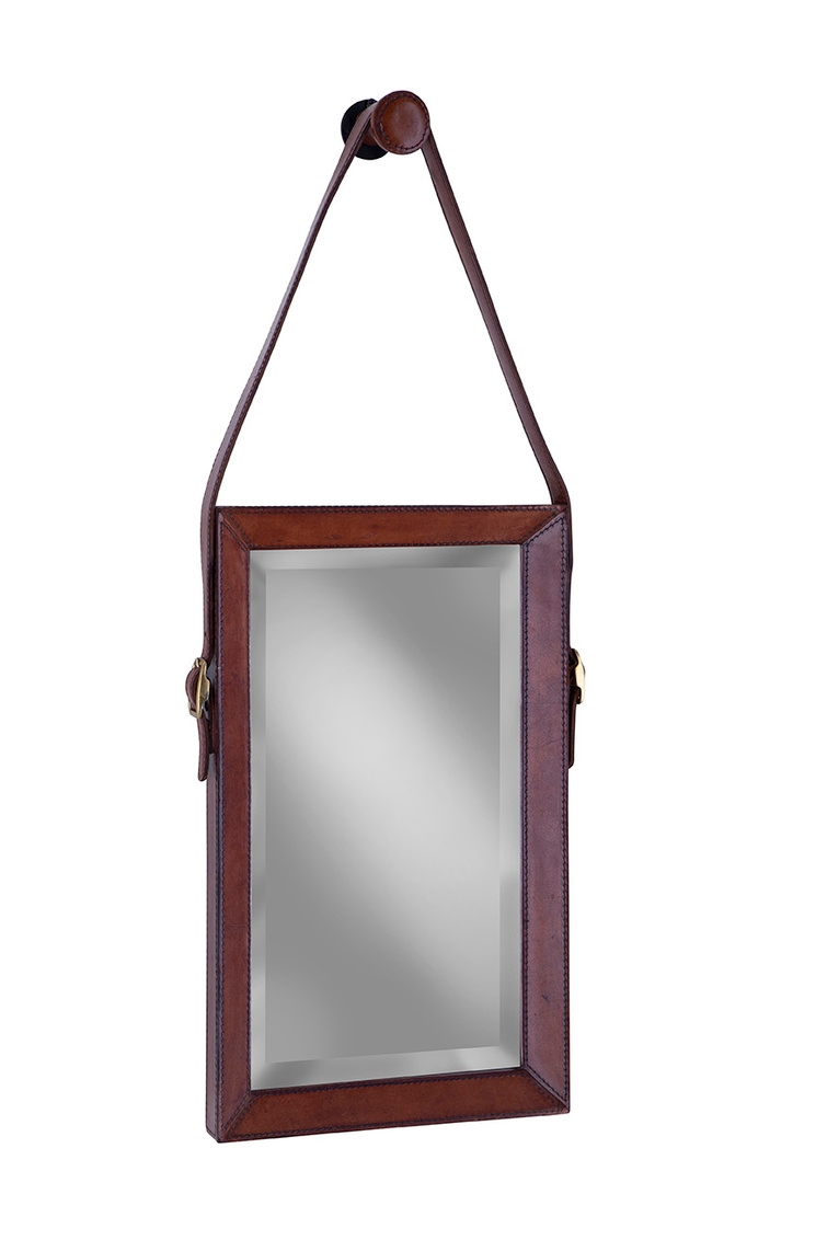 Furniture Classics Furniture Classics Mirror Trio with Leather Frames