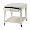 Theodore Alexander Breeze Pine Side Table with Storage