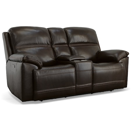 Power Reclining Console Loveseat