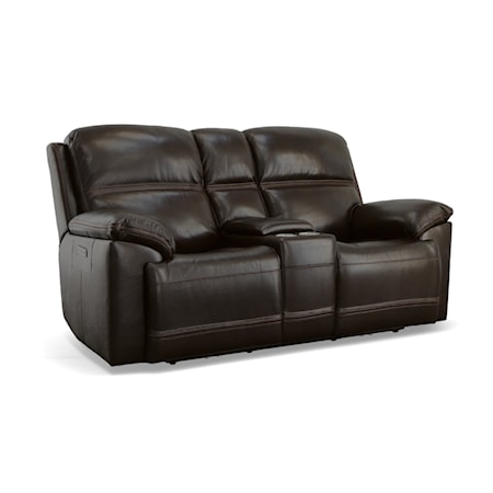 Power Reclining Console Loveseat