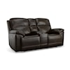 Flexsteel 1759 Jackson Power Reclining Console Loveseat