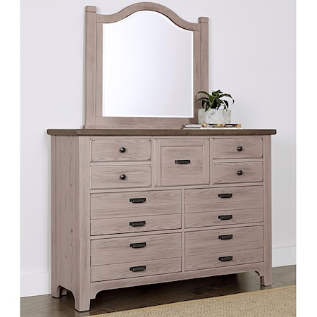 Master Dresser with Master Arch Mirror