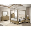 Crown Mark SIENNA Canopy Bed - Queen