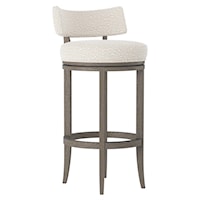 Hirsch Fabric Bar Stool