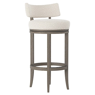 Bernhardt Bernhardt Interiors Hirsch Fabric Bar Stool