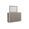 Michael Alan Select Surancha Dresser and Mirror