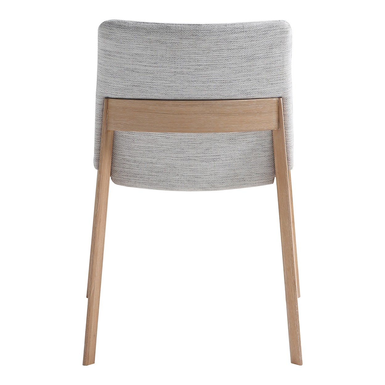 Moe's Home Collection Deco Deco Oak Dining Chair Light Grey-M2