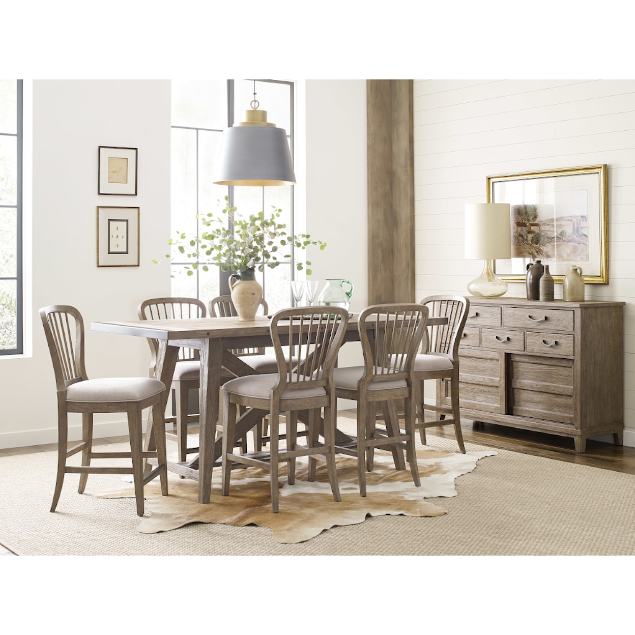 Kincaid Furniture Urban Cottage Telford Counter Height Dining Table