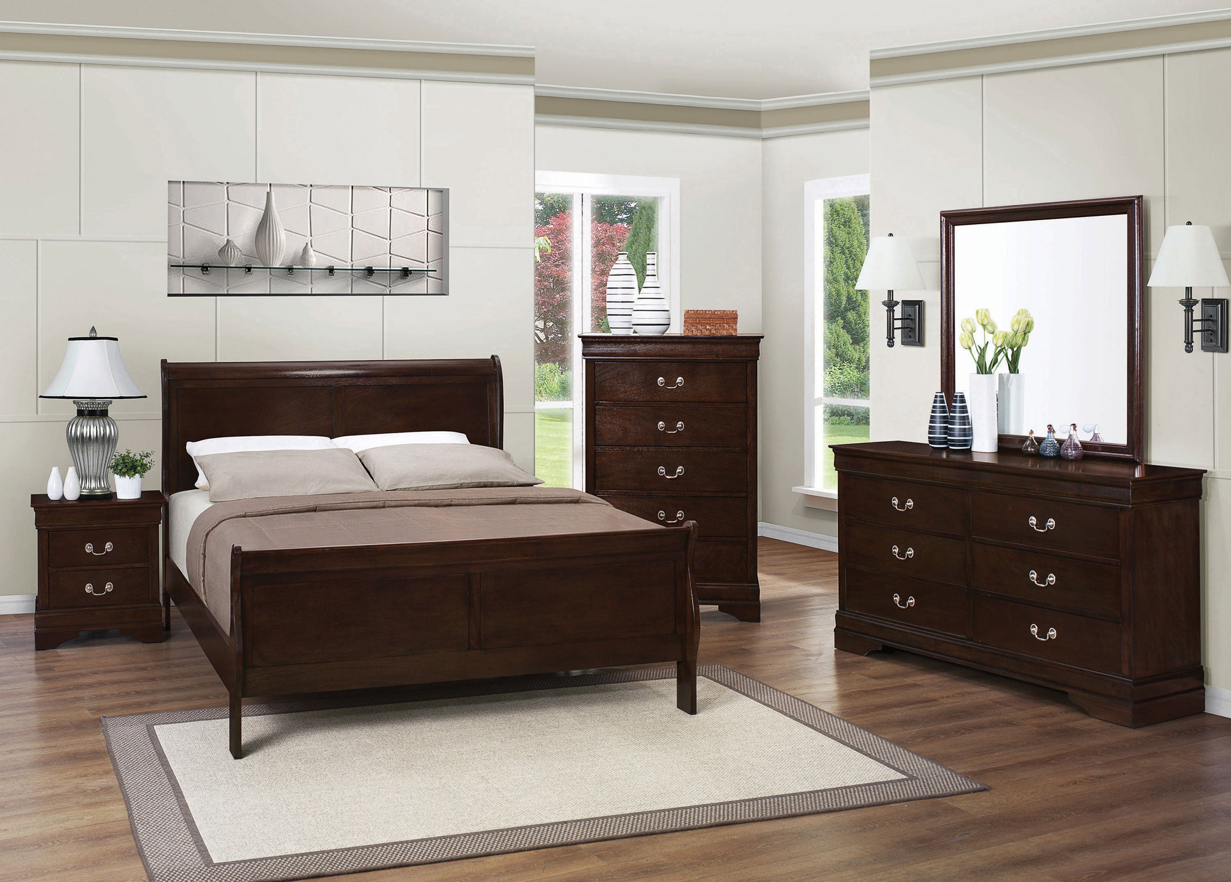 Coaster Louis Philippe 4-piece King Bedroom Set
