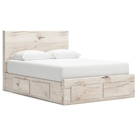 Queen Panel Storage Bed