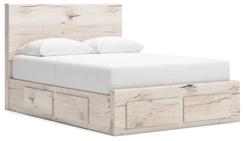 Queen Panel Storage Bed
