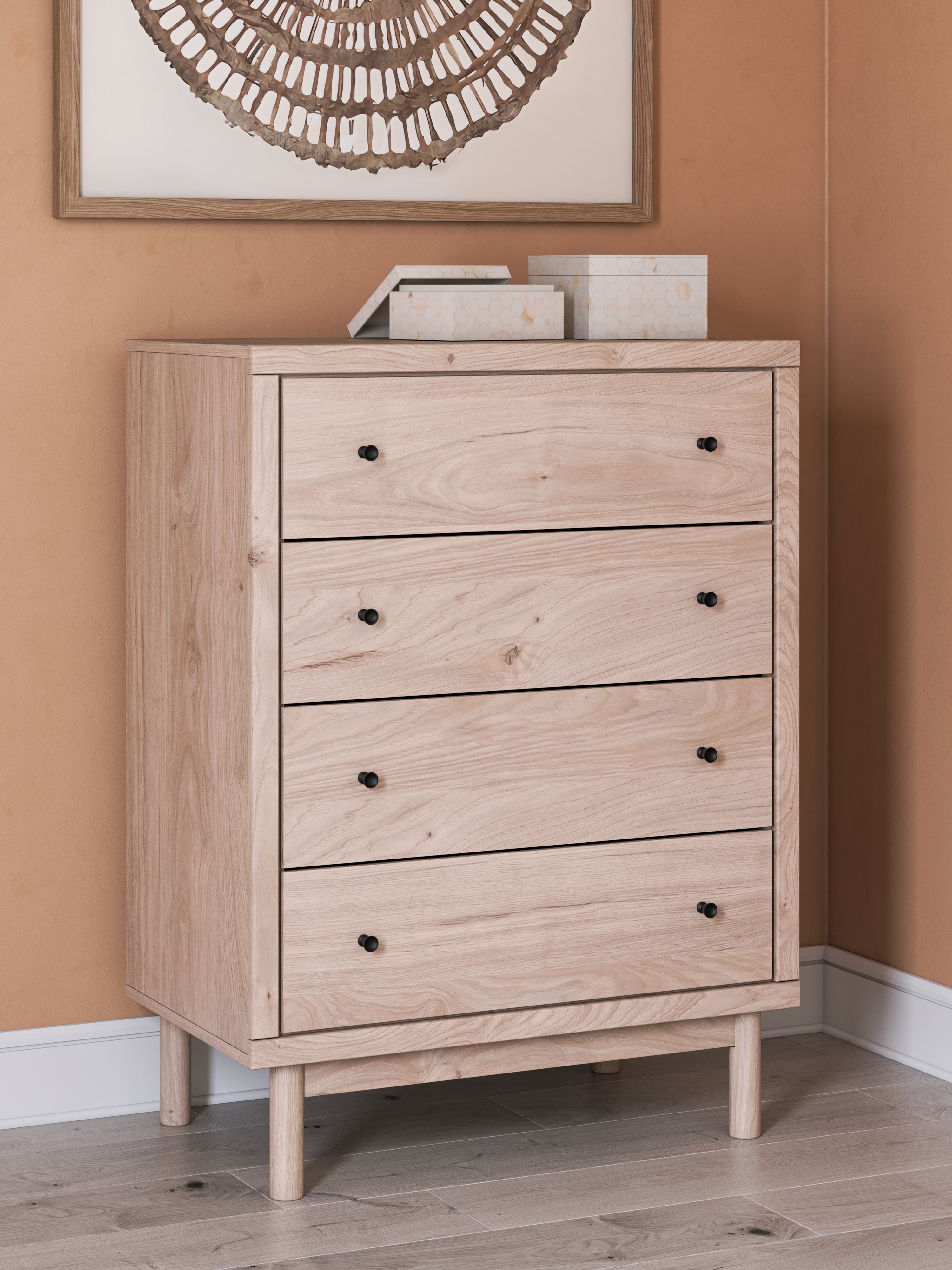 Signature Design by Ashley Arloster Four Drawer Chest