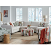VFM Signature 28 SUGARSHACK GLACIER Sectional with Chaise