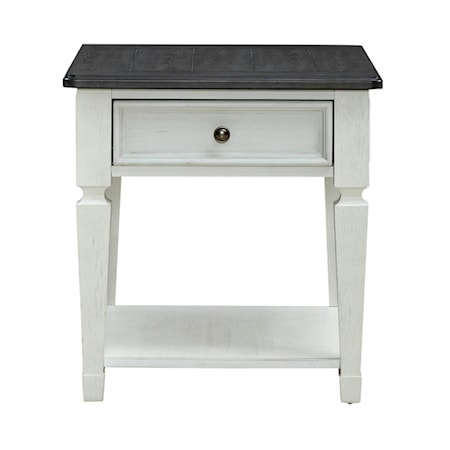 Drawer End Table