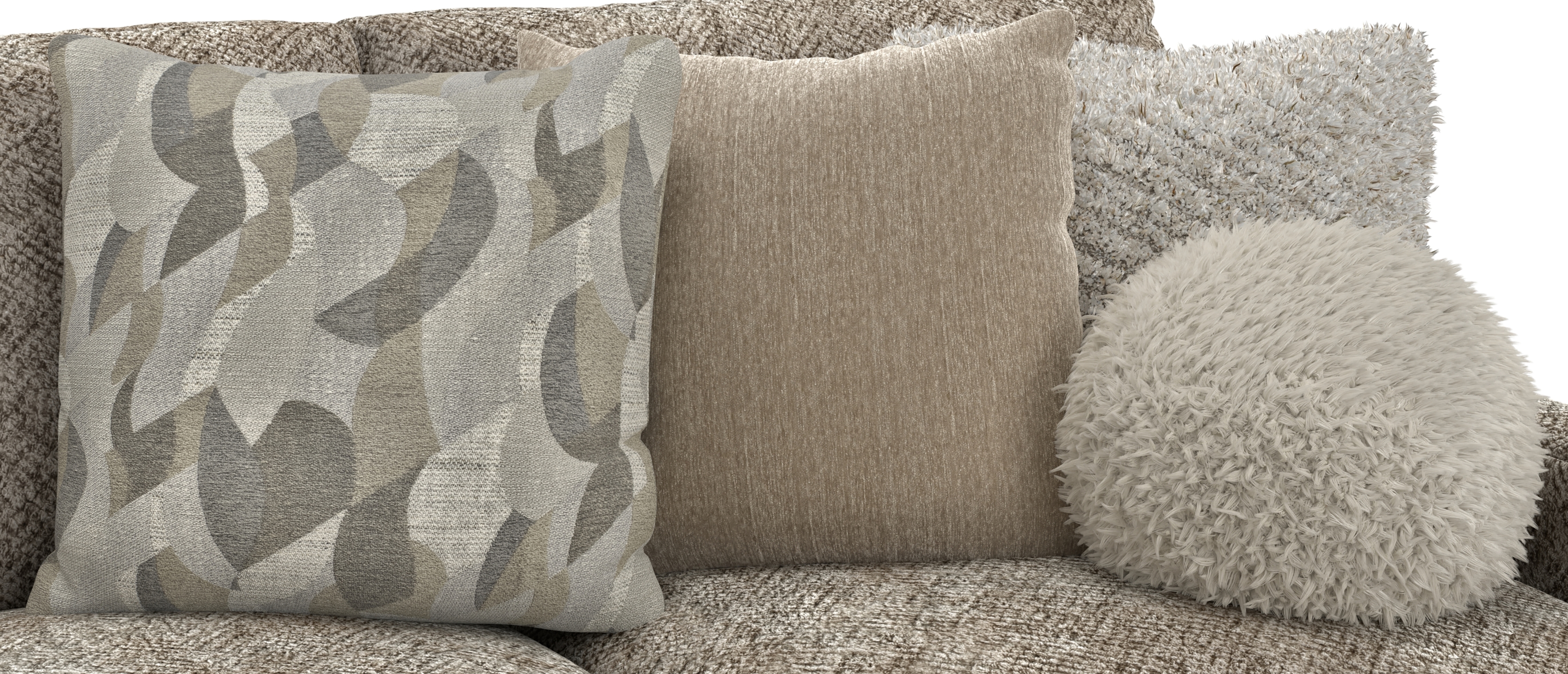 Jackson Furniture Turner 4-Piece Sectional Sofa with Cocktail Ottoman