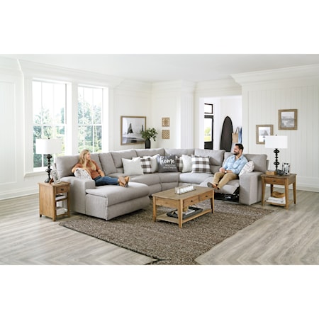 Power Reclining Sectional with Chaise