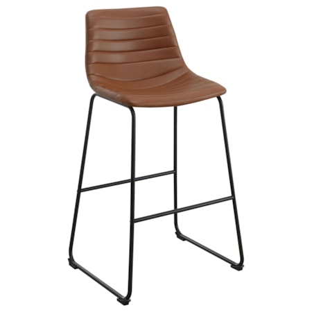 Zuni Faux Leather Bar Chair