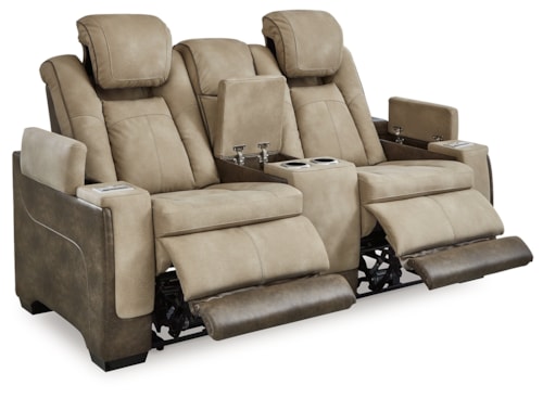 Power Reclining Loveseat With Console