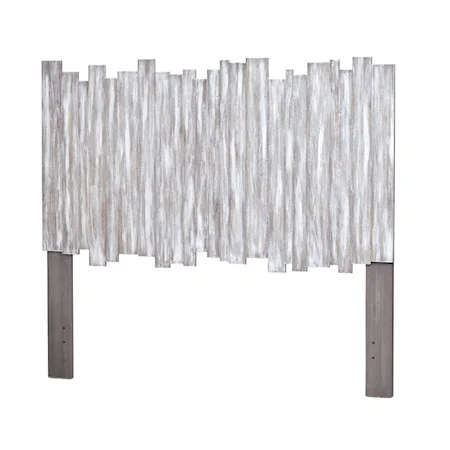 Coastal Picket Fence Slat Headboard - King