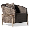 Michael Amini Lisbon - Onyx Upholstered Accent Chair