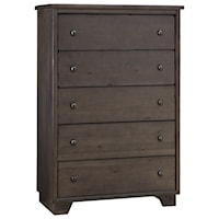 Casual Five Drawer Chest