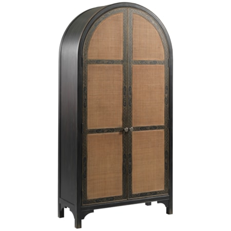 Arched 2-Door Tall Cabinet
