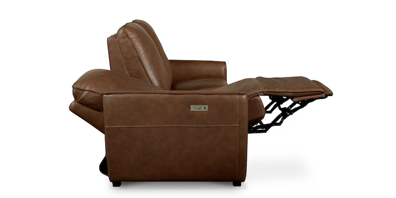 Everett Leather Reclining Sofa