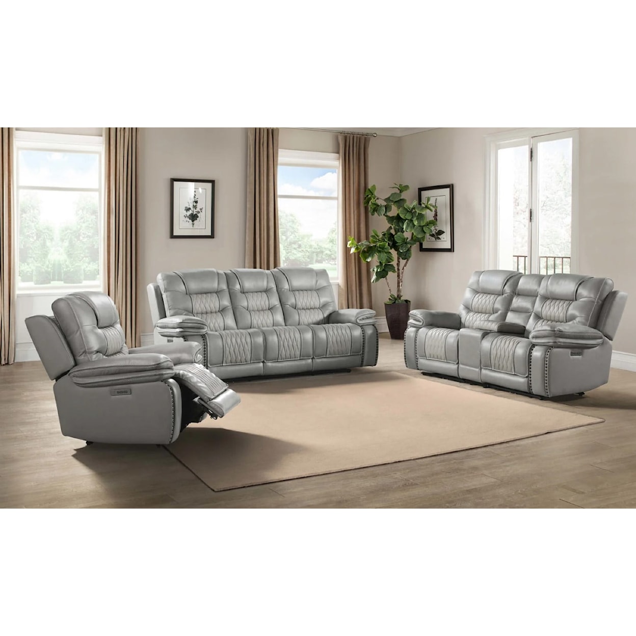 Intercon Cody Dual-Power Sofa