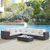 Modway Convene Outdoor 7 Piece Sectional Set