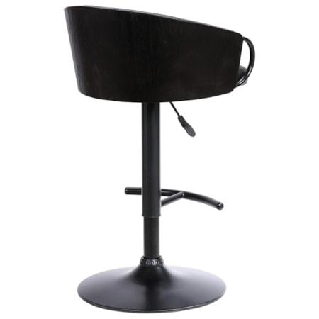 Upholstered Adjustable Bar Stool