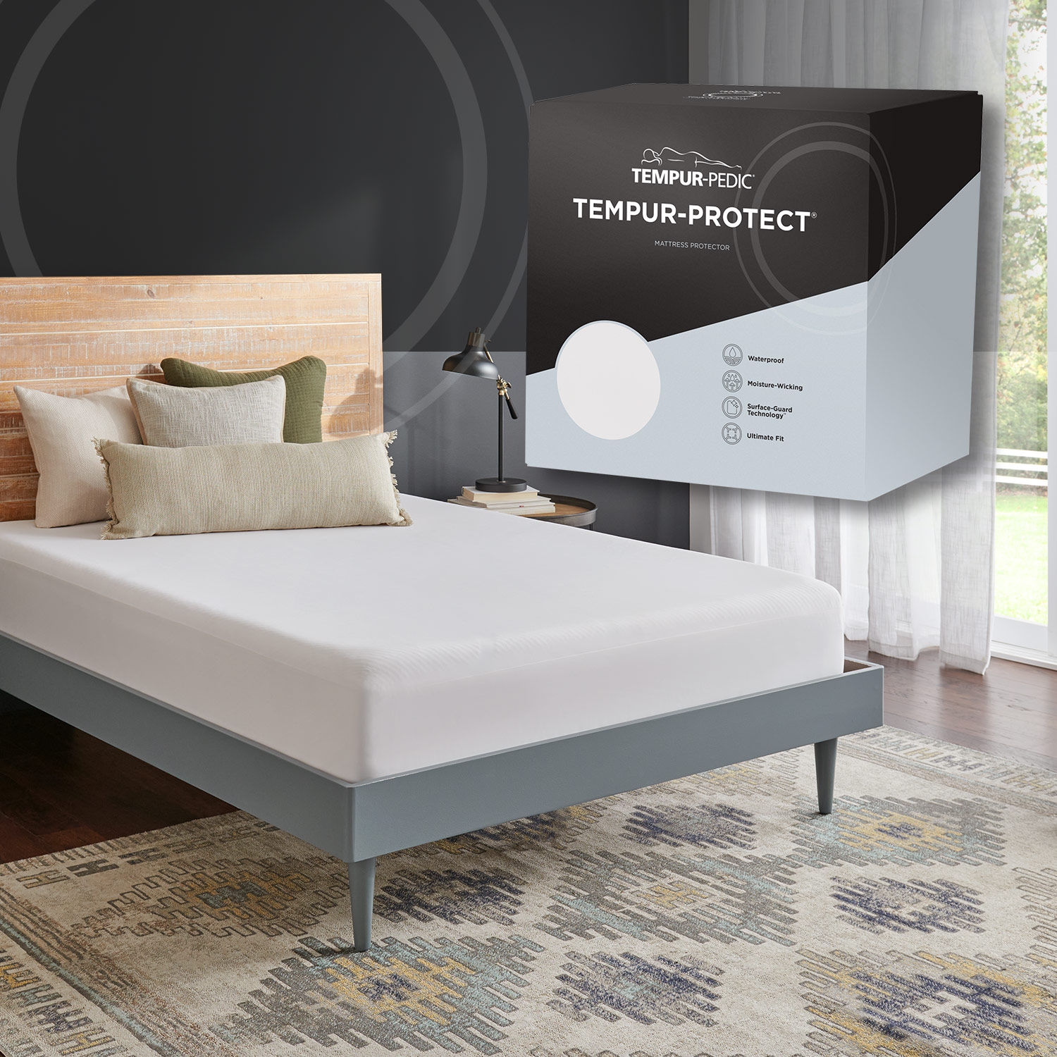 Tempur-Pedic® Tempur-Protect Tempur Mattress Protector - Split King