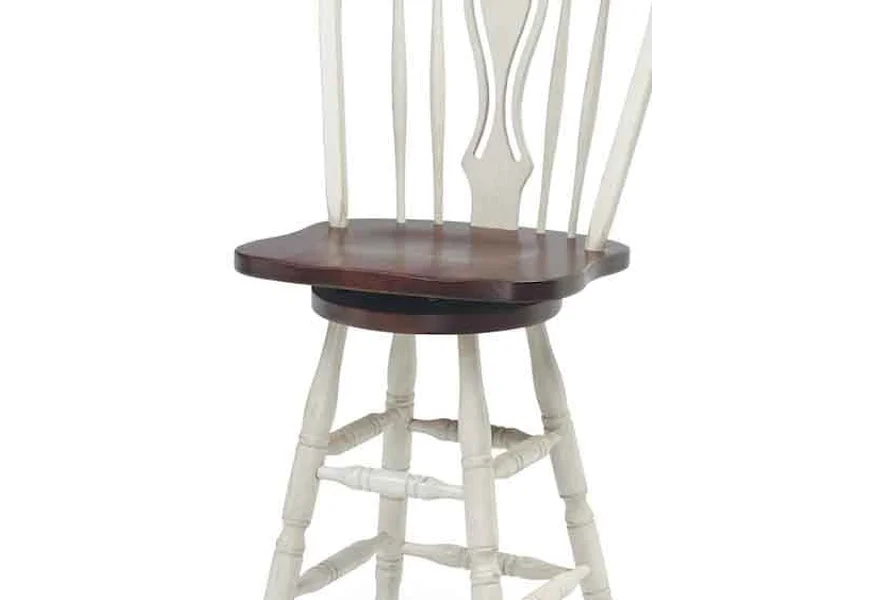 British Isles Slatback Side Chair by AAmerica at Mueller Furniture