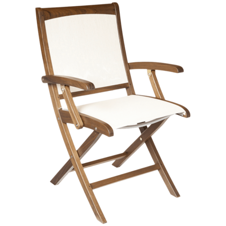 Topaz Folding Sling Arm Chair