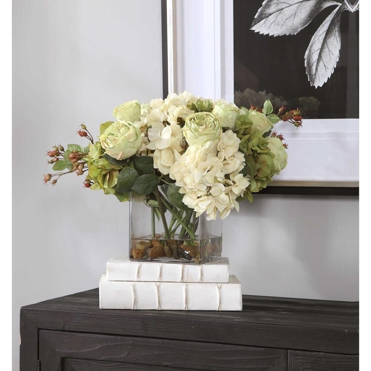 Uttermost Botanicals Cecily Hydrangea Bouquet