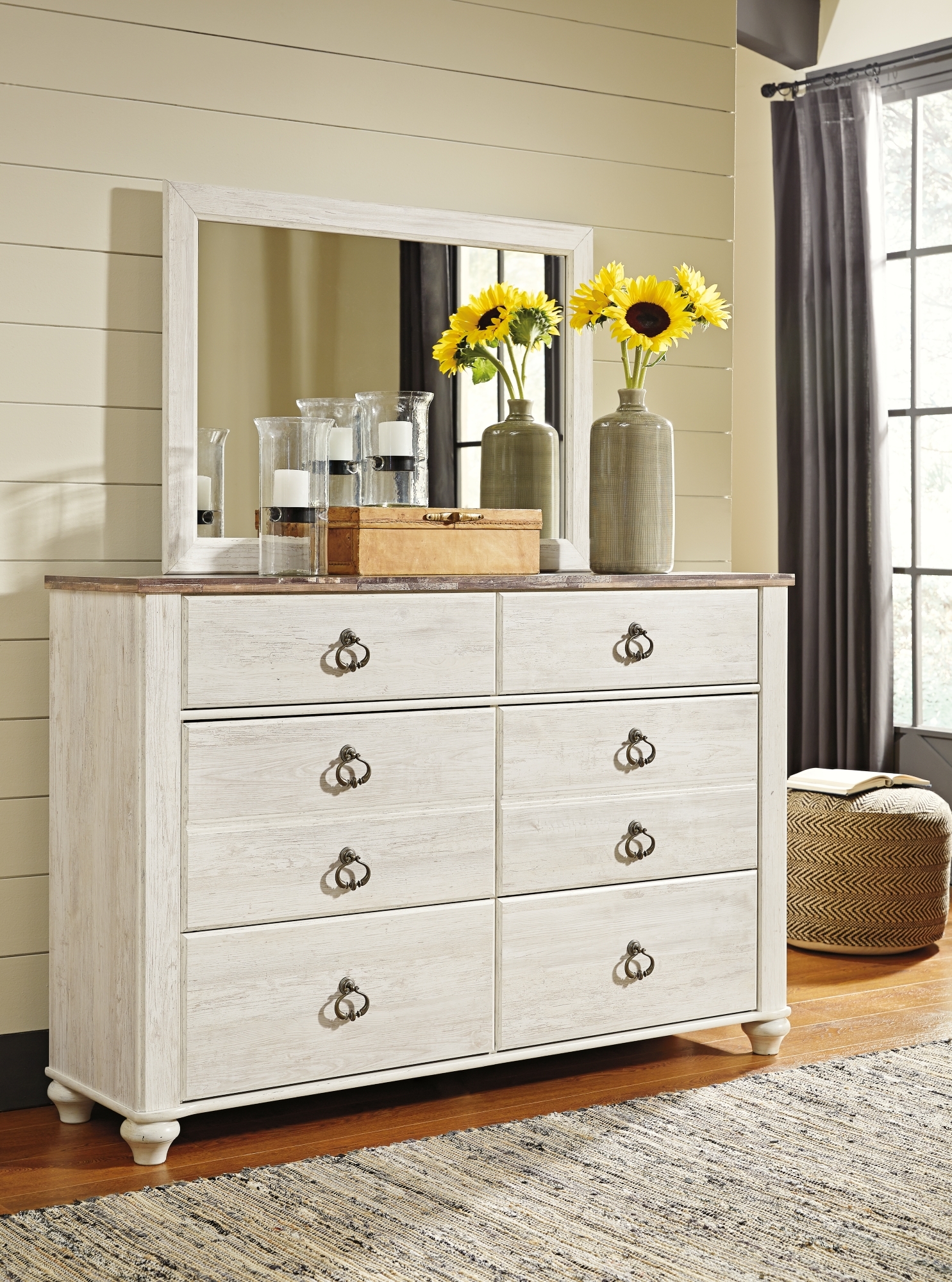 Dresser And Mirror